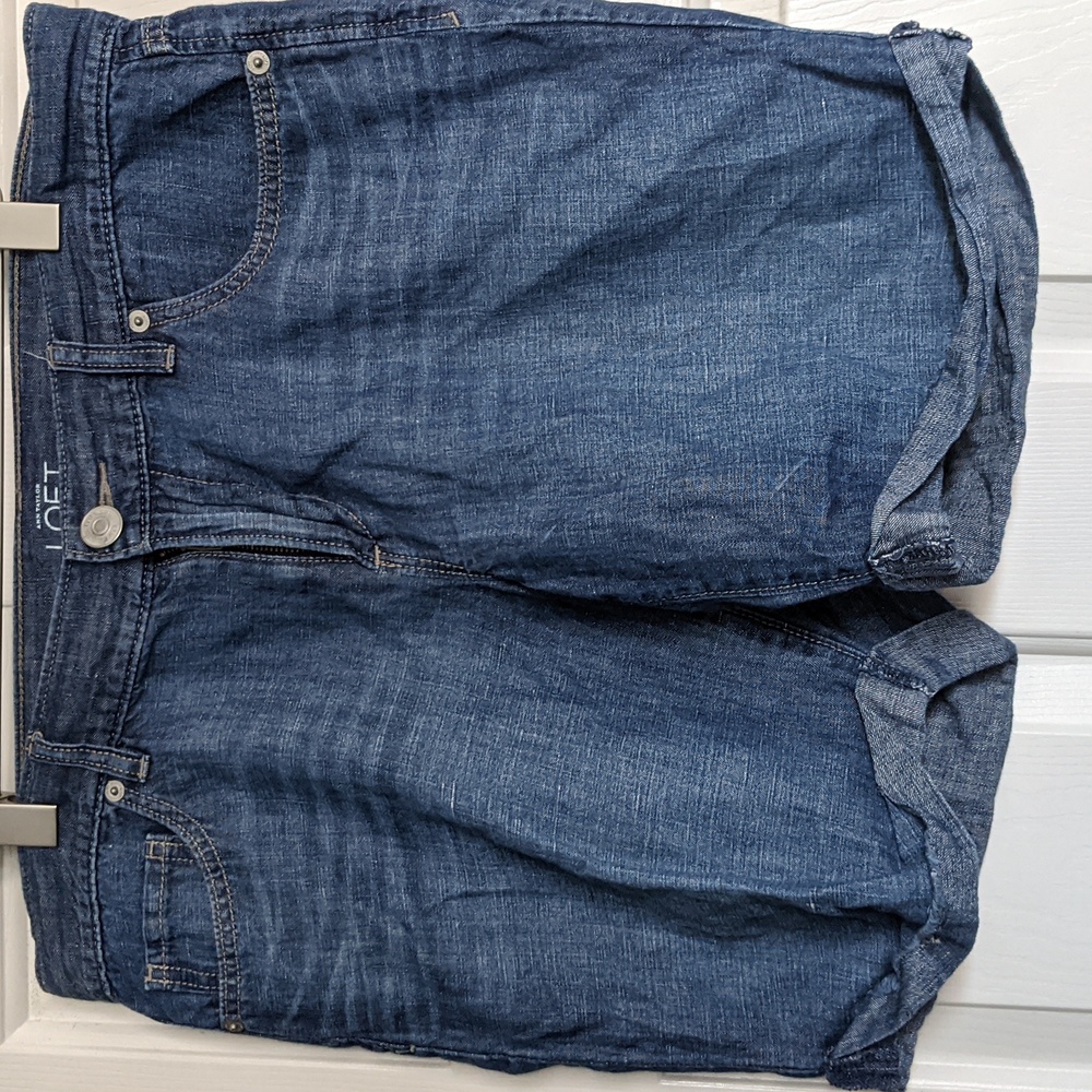 🏵️3 FOR $10🏵️ Ann Taylor Loft Cotton-Linen Blend Women Shorts